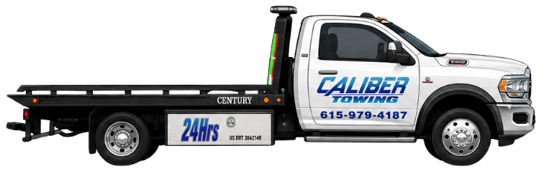 Caliber Towing Ram 5500 flatbed tow truck